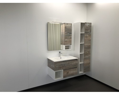 Зеркальный шкаф Comforty Турин 75 00004144198 Дуб бежевый