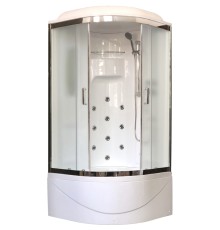 Душевая кабина Royal Bath NRW 100x100 с гидромассажем стекло матовое