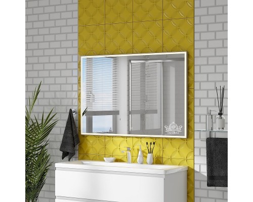 Зеркало Art&Max Arezzo AM-Are-1200-800-DS-FC с подсветкой с сенсорным выключателем Хром