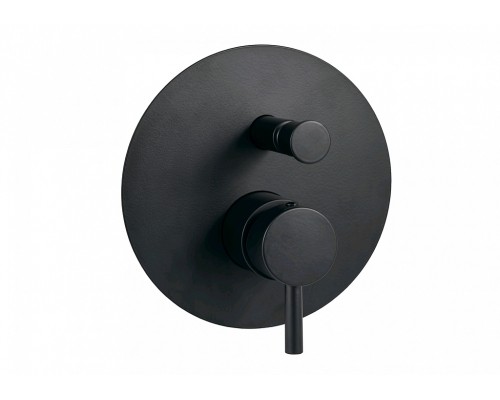 Смеситель Paffoni Light LIG015NO для душа, с внутренней частью, черный матовый