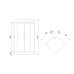 Душевая кабина Royal Bath HP 90x90 с гидромассажем