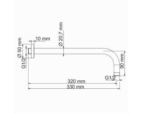 Душевая система WasserKRAFT Wern Хром
