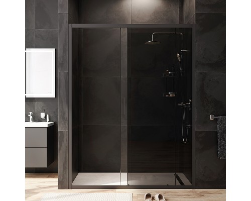 Душевая дверь AM.PM Gem 150 W90G-150-1-195BG Черный матовый -