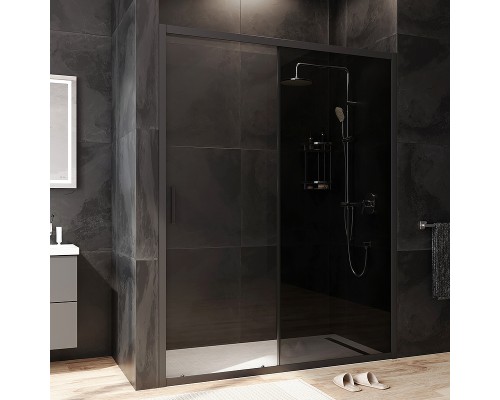 Душевая дверь AM.PM Gem 150 W90G-150-1-195BG Черный матовый -