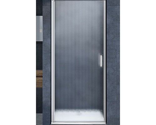 Душевая дверь Vincea Alpha 85 VDP-3AL850MT профиль Хром стекло текстурное