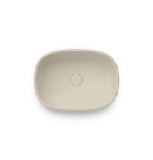 Раковина Kerama Marazzi CIRCO накладная 50, песочная матовая
