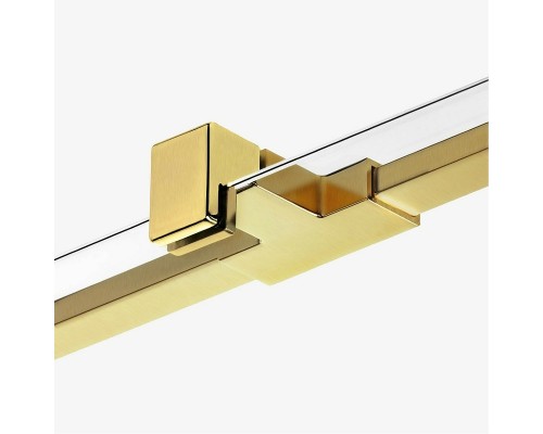 Душевая дверь NEW TRENDY AVEXA GOLD BRUSHED 110x200 (брашированное золото)