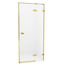 Душевая дверь NEW TRENDY AVEXA GOLD BRUSHED 110x200 (брашированное золото)