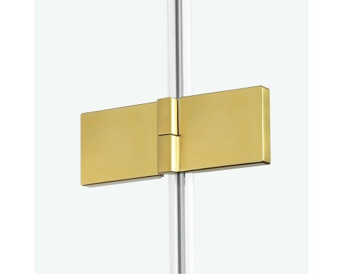 Душевая дверь NEW TRENDY AVEXA GOLD BRUSHED 110x200 (брашированное золото)