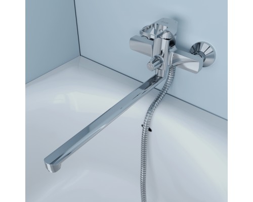 Смеситель для ванны с длинным изливом IDDIS Bild BILSB00i10WA
