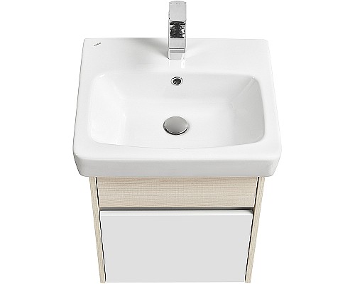 Тумба под раковину Aquaton Верди PRO 50 1A195901VDAV0 подвесная Белый Ясень фабрик