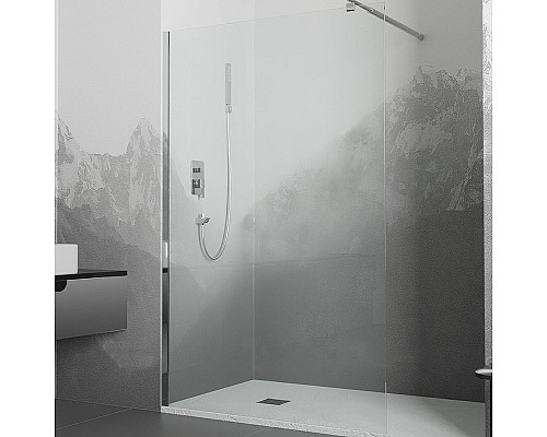Душевая перегородка RGW Walk In WA-002 80 35100208-11 профиль Хром стекло прозрачное