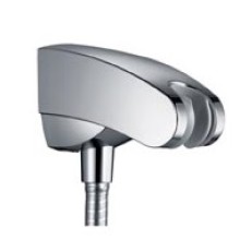 Держатель душевой лейки со шланговым подсоединением Hansgrohe Porter Е Хром
