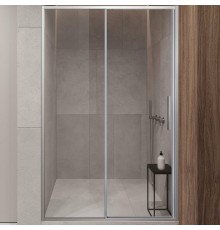 Душевая дверь Vincea Slim-U 140 профиль Хром стекло прозрачное
