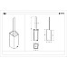 Ерш напольный Solid Surface SONIA 154265