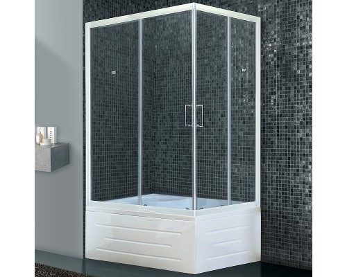 Душевой уголок Royal Bath BP 120х80 RB8120BP-T-L с поддоном Белый