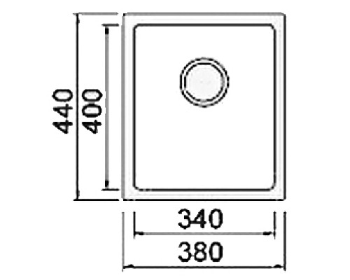 Кухонная мойка Seaman Eco Roma SMR-4438A.A Нержавеющая сталь