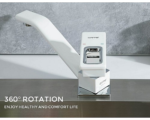 Смеситель для кухни Gappo G17-8 G4517-8 Белый