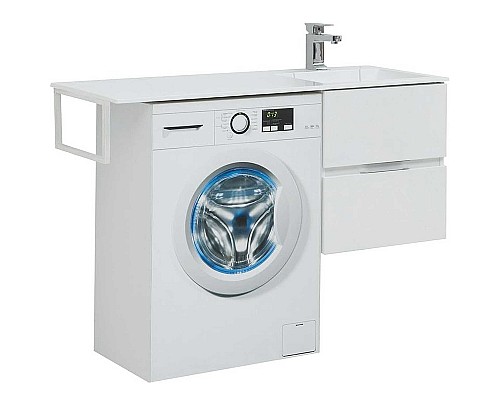 Тумба под раковину Aquanet Алвита 120 R 243660 подвесная Белая