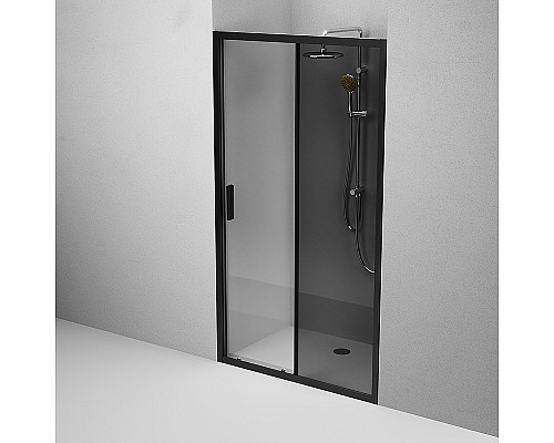 Душевая дверь AM.PM Gem Solo 110 W90G-110-1-195BG Черный матовый -