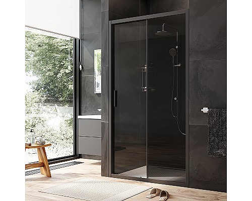 Душевая дверь AM.PM Gem Solo 110 W90G-110-1-195BG Черный матовый -