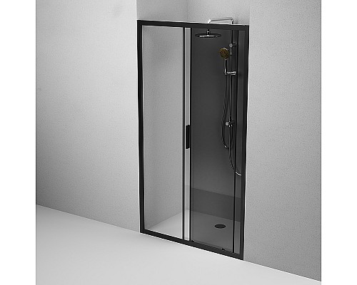 Душевая дверь AM.PM Gem Solo 110 W90G-110-1-195BG Черный матовый -