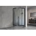 Душевой уголок Royal Bath HKD 100х100 профиль Черный стекло прозрачное