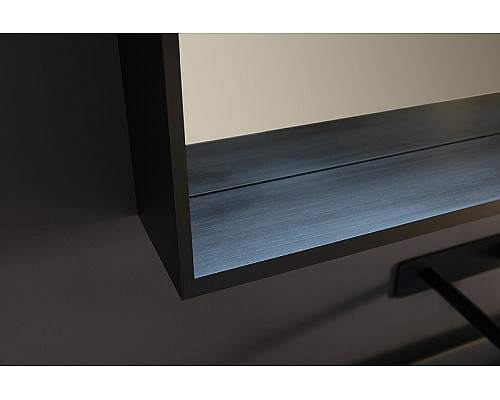 Зеркало Allen Brau Reality 90 1.32019.BB с подсветкой Черный браш с сенсорным выключателем