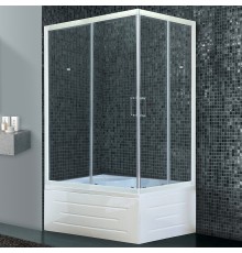 Душевой уголок Royal Bath BP 100х80 с поддоном Белый
