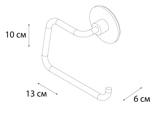 Держатель запасного рулона FIXSEN Round FX-92110B