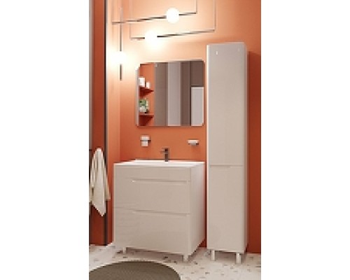 Тумба с раковиной Эстет Kare Luxe 80 ФР-00005719 Белая