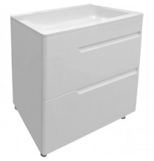 Тумба с раковиной Эстет Kare Luxe 80 ФР-00005719 Белая