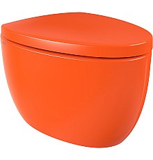 Унитаз Bocchi Etna 1116-012-0129 подвесной Оранжевый глянцевый без сиденья