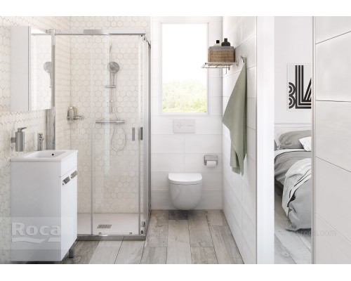 Тумба под раковину Roca Debba 50 ZRU9302710 2 дверцы, белый глянец