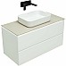 Тумба под раковину Allen Brau Infinity 100 1.21003.WM подвесная Белая матовая