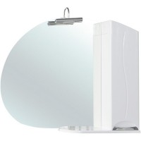 Зеркало со шкафом Bellezza Глория 105 с подсветкой R Белое