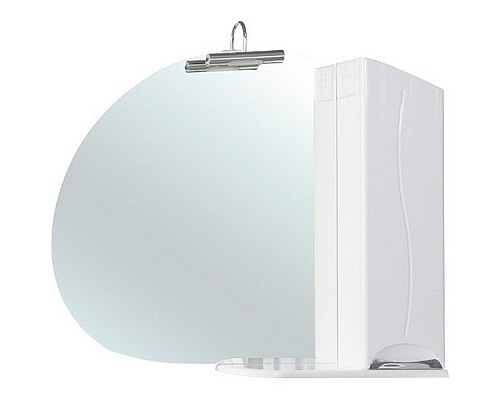 Зеркало со шкафом Bellezza Глория 105 с подсветкой R Белое