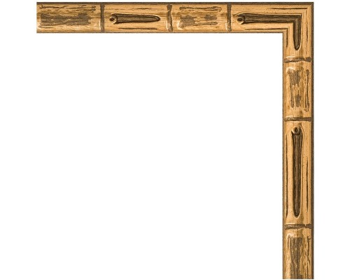 Зеркало Evoform Definite 67х67 BY 0660 в багетной раме - Золотой бамбук 24 мм