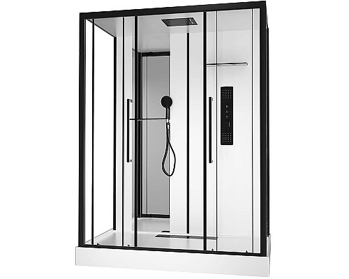 Душевая кабина Black&White Galaxy 160х85 8030000 с гидромассажем