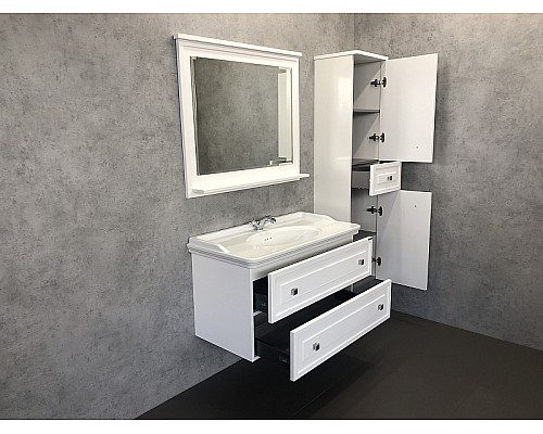 Зеркало Comforty Феррара 100 00004147993 Белый глянец