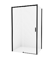 Душевое ограждение NEW TRENDY PRIME BLACK L 120x90x200 D-0320A/D-0129B (черный)