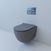 Унитаз Esbano подвесной GARCIA (Matt Grey)