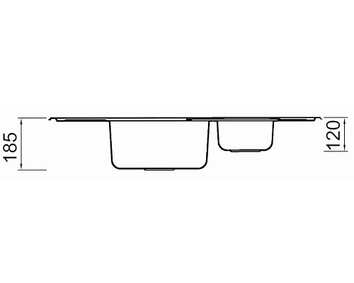 Кухонная мойка Seaman Eco Wien SWT-9850B.A Нержавеющая сталь