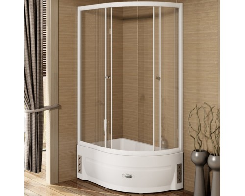 Душевой уголок Radomir 120x80 L с поддоном Белый