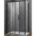 Душевой уголок Vincea Soft 120x90 профиль Черный стекло прозрачное