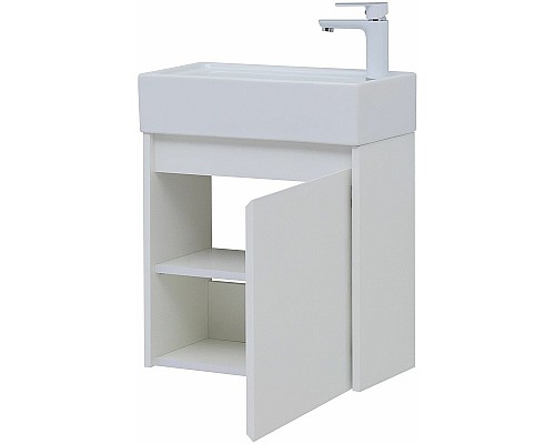 Комплект мебели для ванной Aquanet Nova Lite 50 302531 подвесной Белый глянец