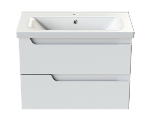 Тумба с раковиной Orange Topline-Milano 80 TP-MR80+RA подвесная Белый глянец