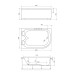 Акриловая ванна Royal Bath Norway Comfort 180х120 с гидромассажем