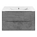 Тумба под раковину Vincea Mia 80 VMC-2MC800BT подвесная Beton