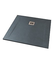 Душевой поддон из искусственного камня Sanitana Rocks 90x90 SP301384384100590 Антрацит